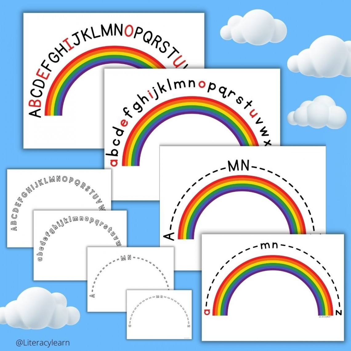 Alphabet Arc:  Free Printable Mats & How to Use Them! - Literacy