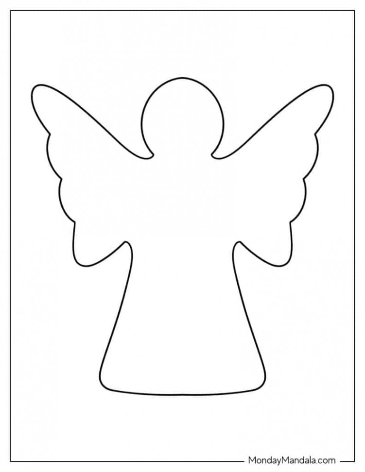 Angel Templates (Free PDF Printables)