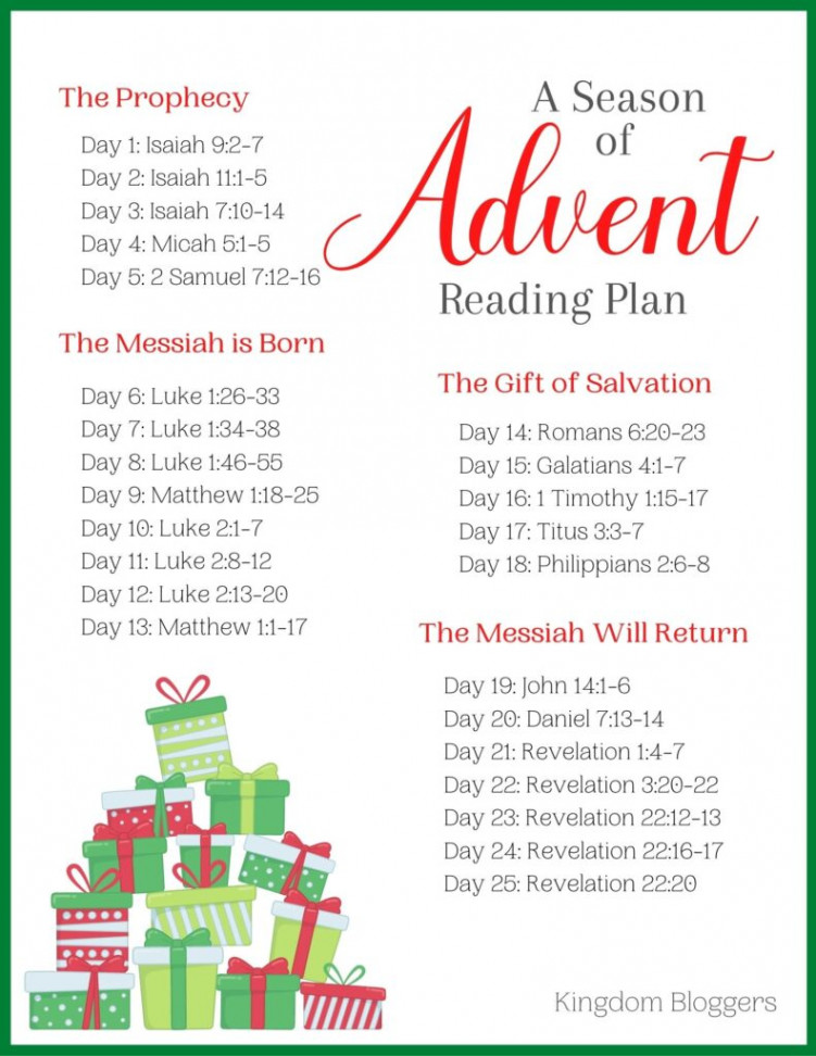 Best Advent Reading Plans - Kingdom Bloggers