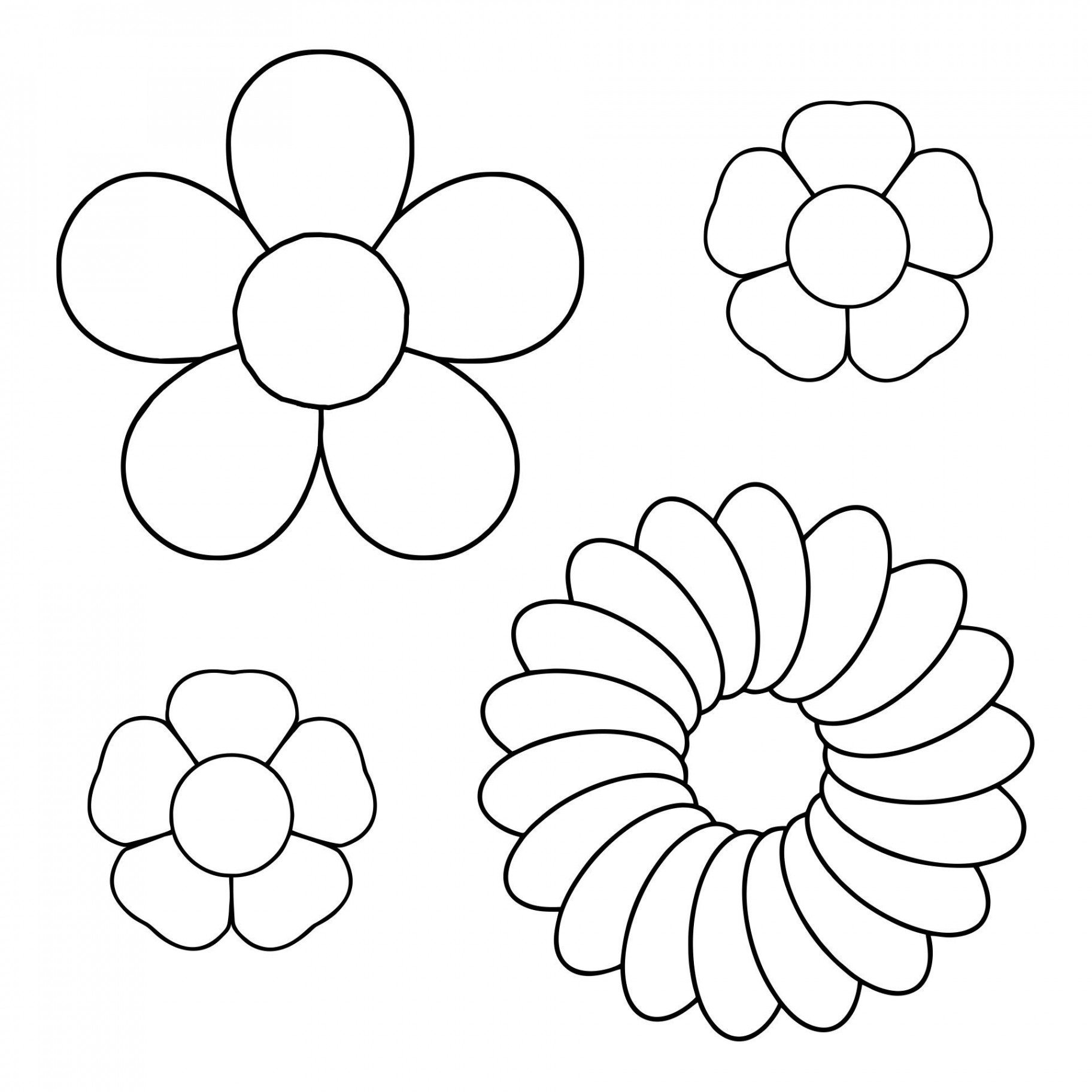 Best Paper Flower Templates Printable Free for Free at