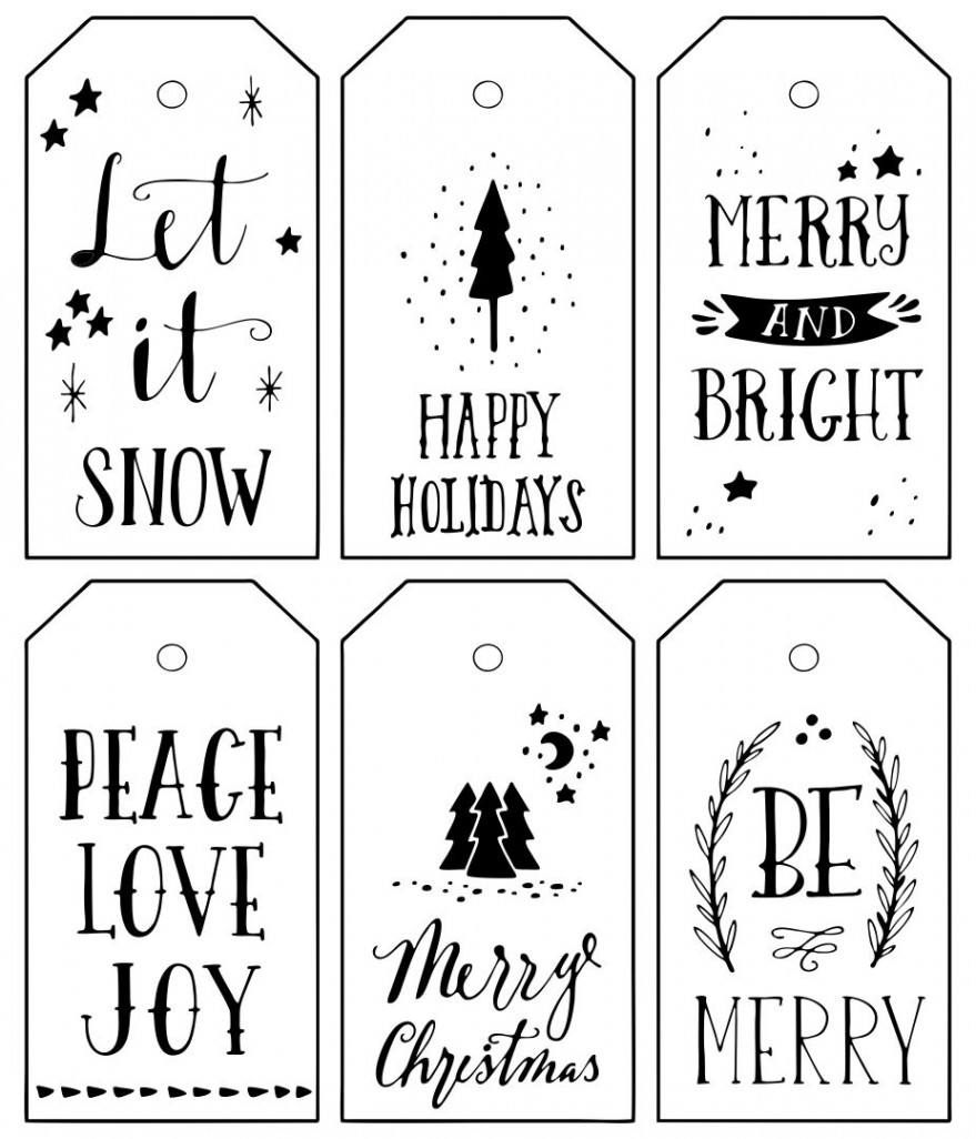 Best Printable Christmas Cards Black And White - printablee