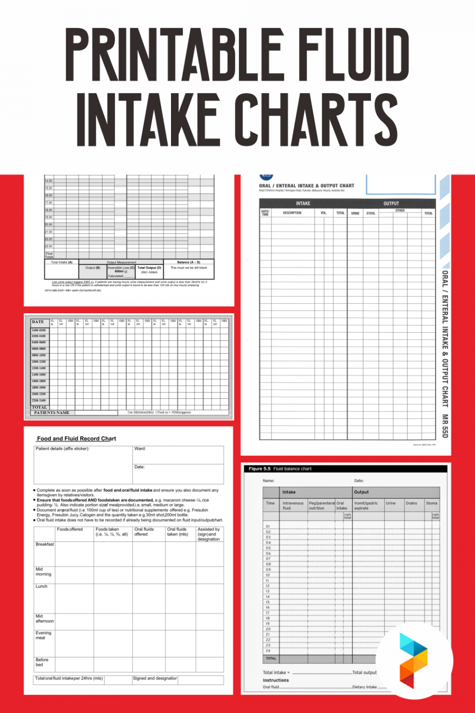 Best Printable Fluid Intake Charts for Free at Printablee