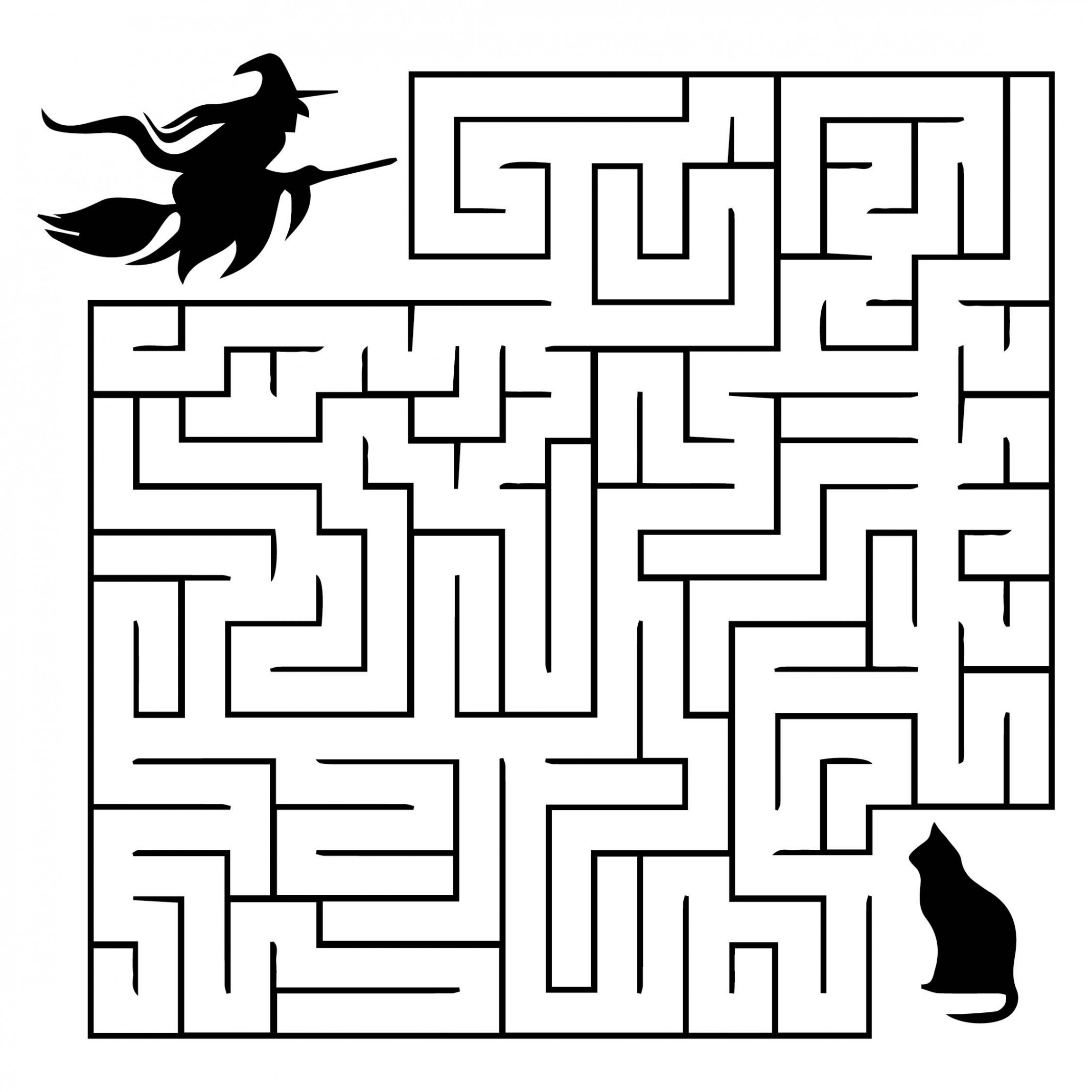 Best Printable Halloween Mazes And Puzzles for Free at