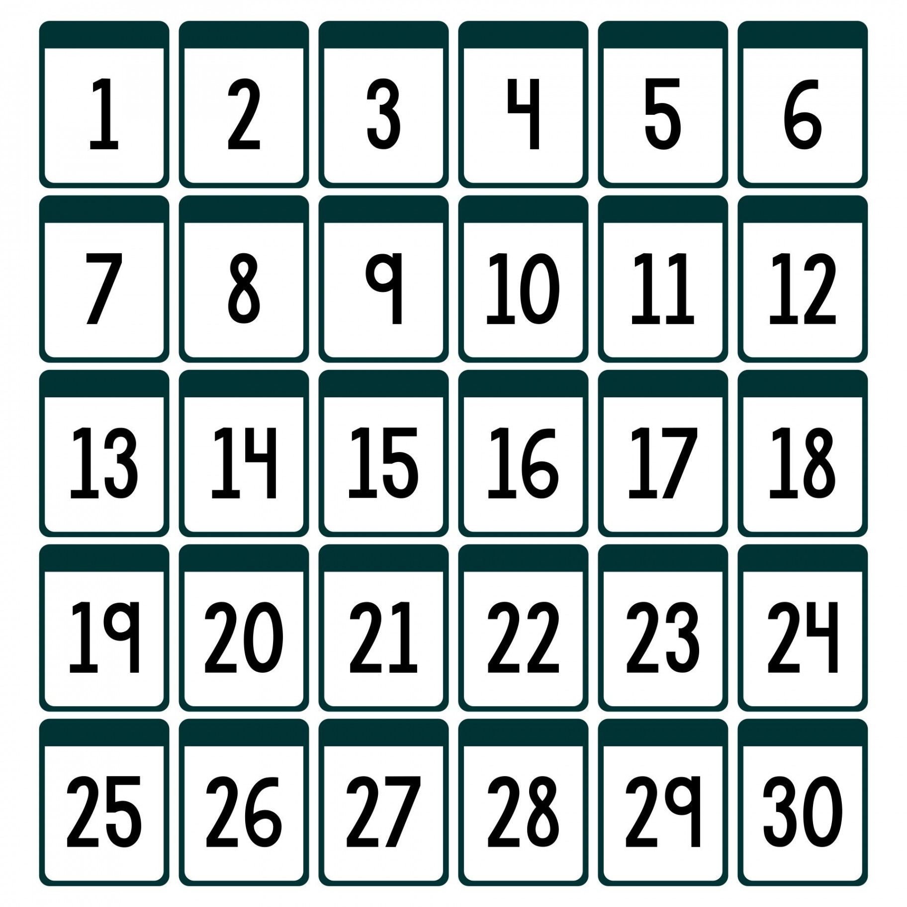 Best Printable Numbers From    Printable numbers, Free