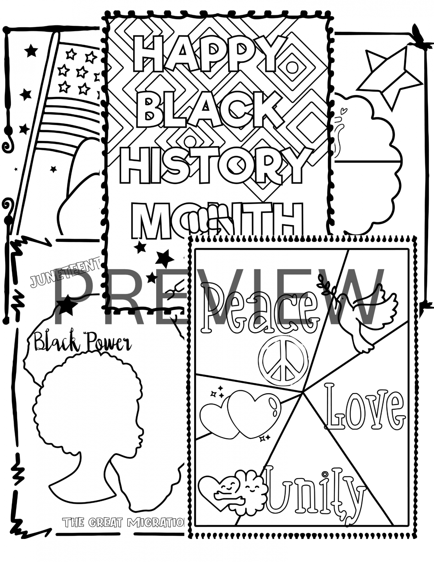 Black History Month Coloring Pages  Made By Teachers