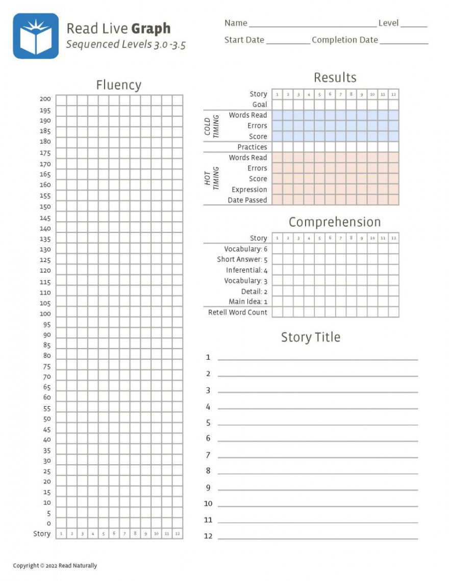 Blog :: Free Resources—NEW Printables! (Part ) :: Read Naturally