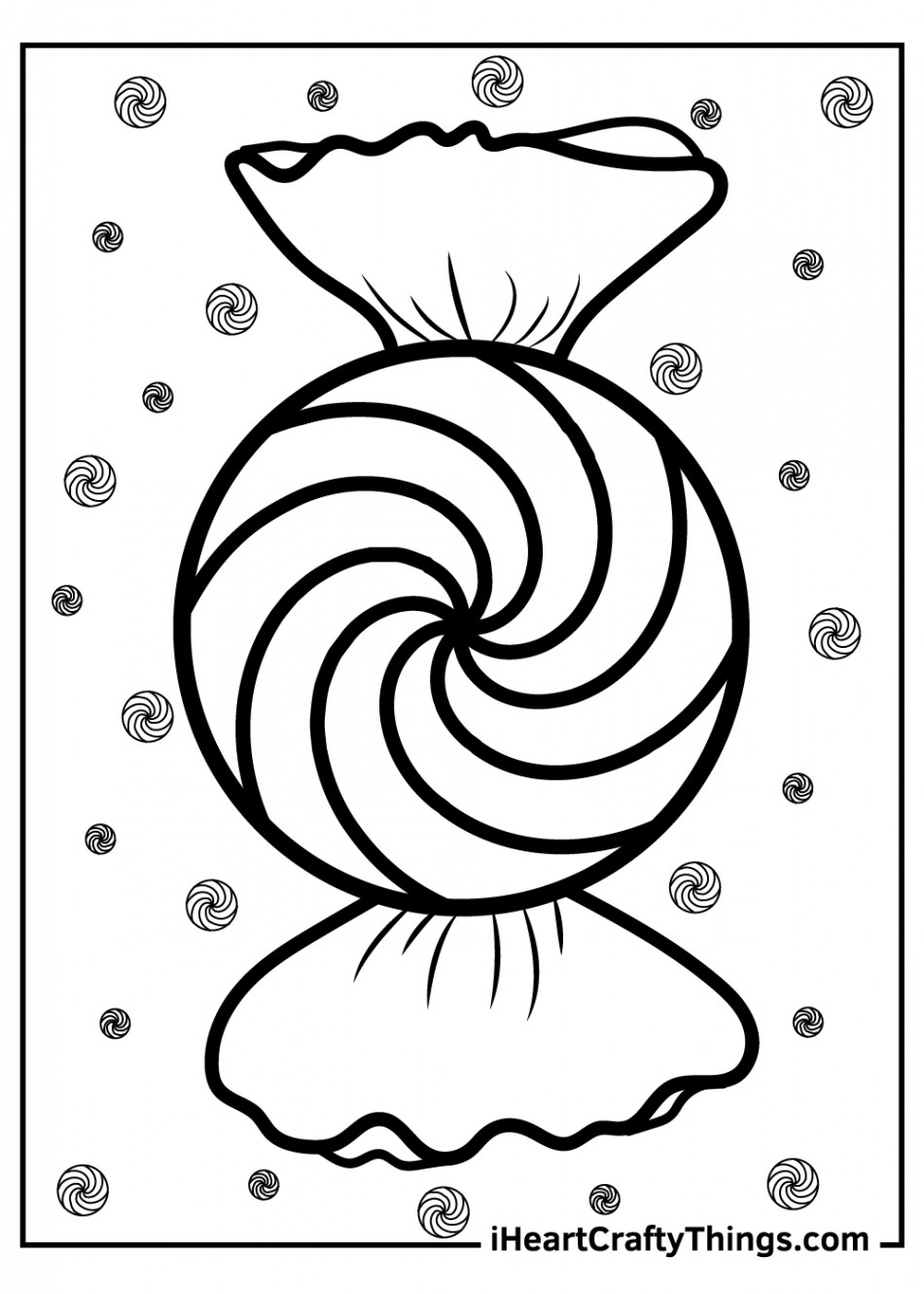 Candy Coloring Pages (% Free Printables)