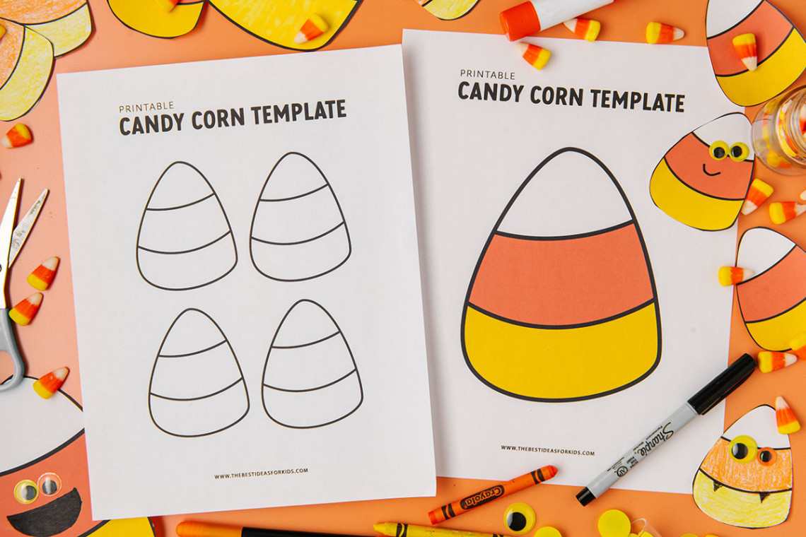 Candy Corn Template (Free Printables) - The Best Ideas for Kids