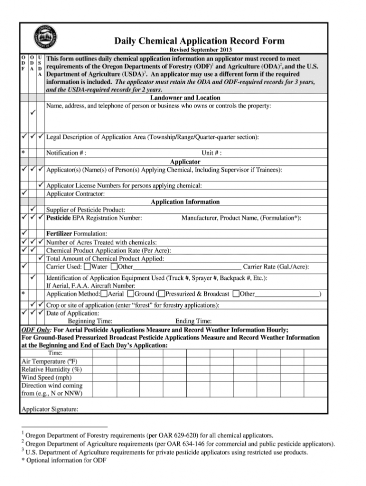 Chemical spray record sheet template: Fill out & sign online  DocHub