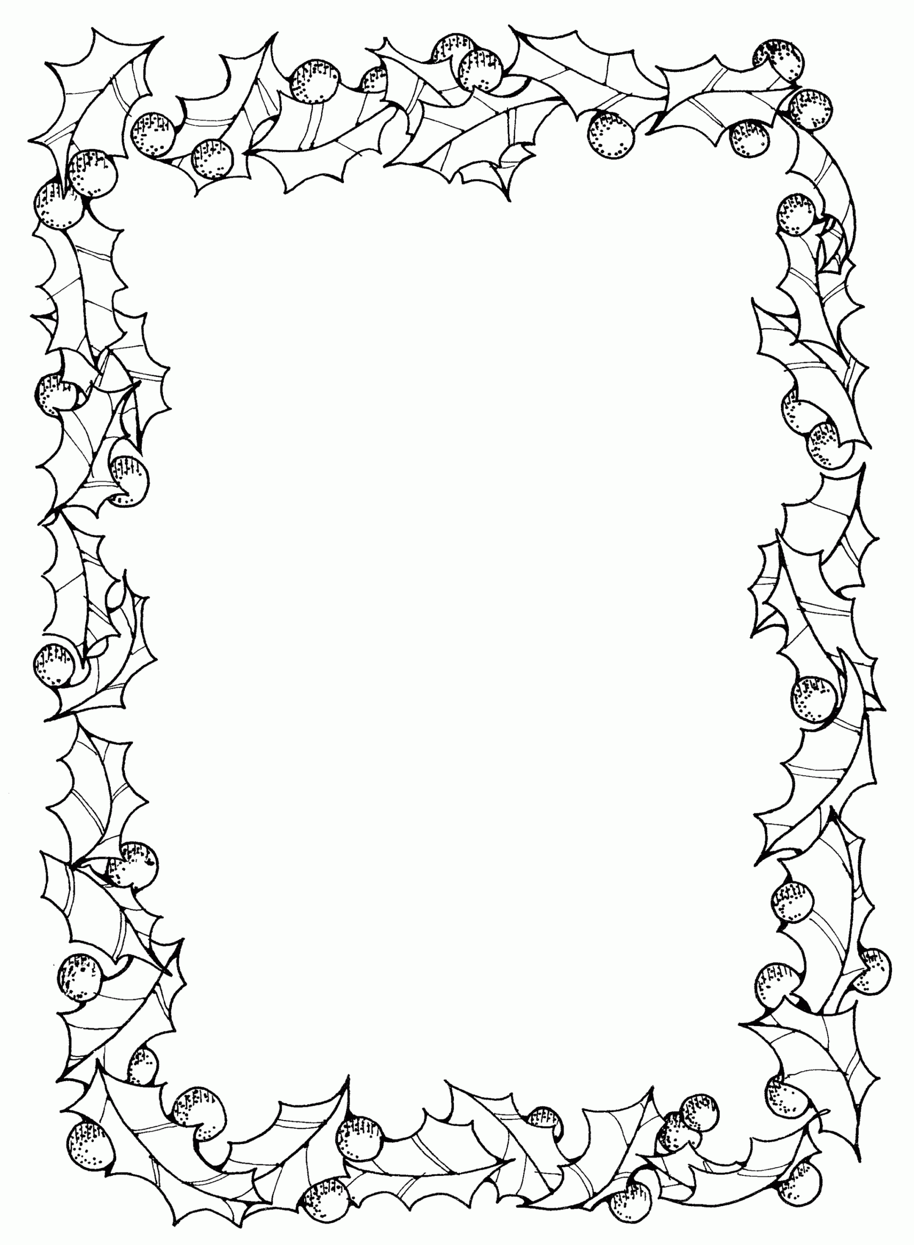 Christmas Borders Black And White Images Pictures - Becuo