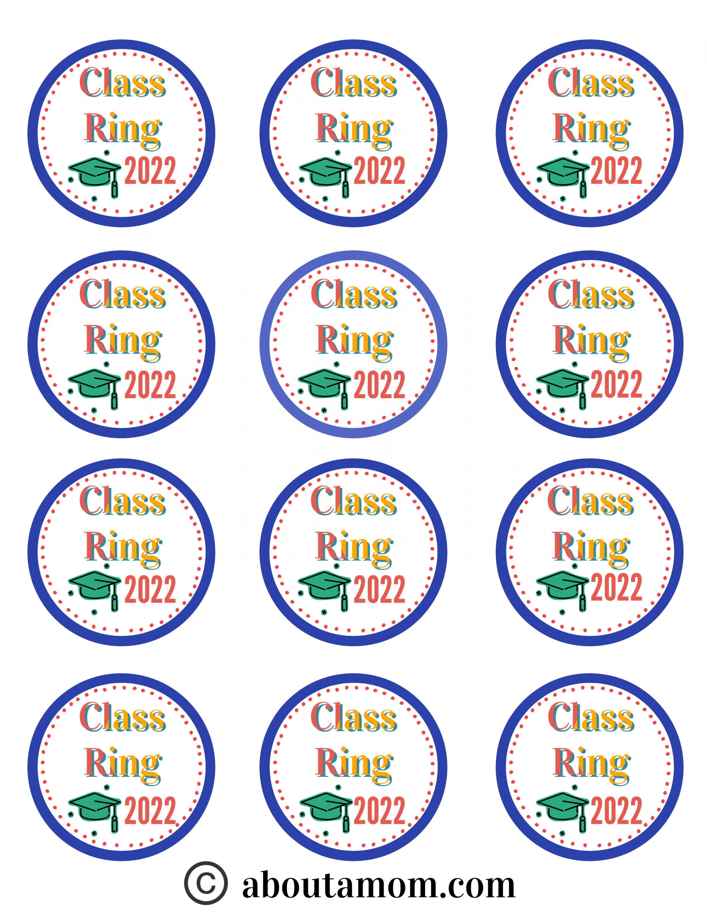 Class Ring Graduation Craft - Updated for ! - About a Mom