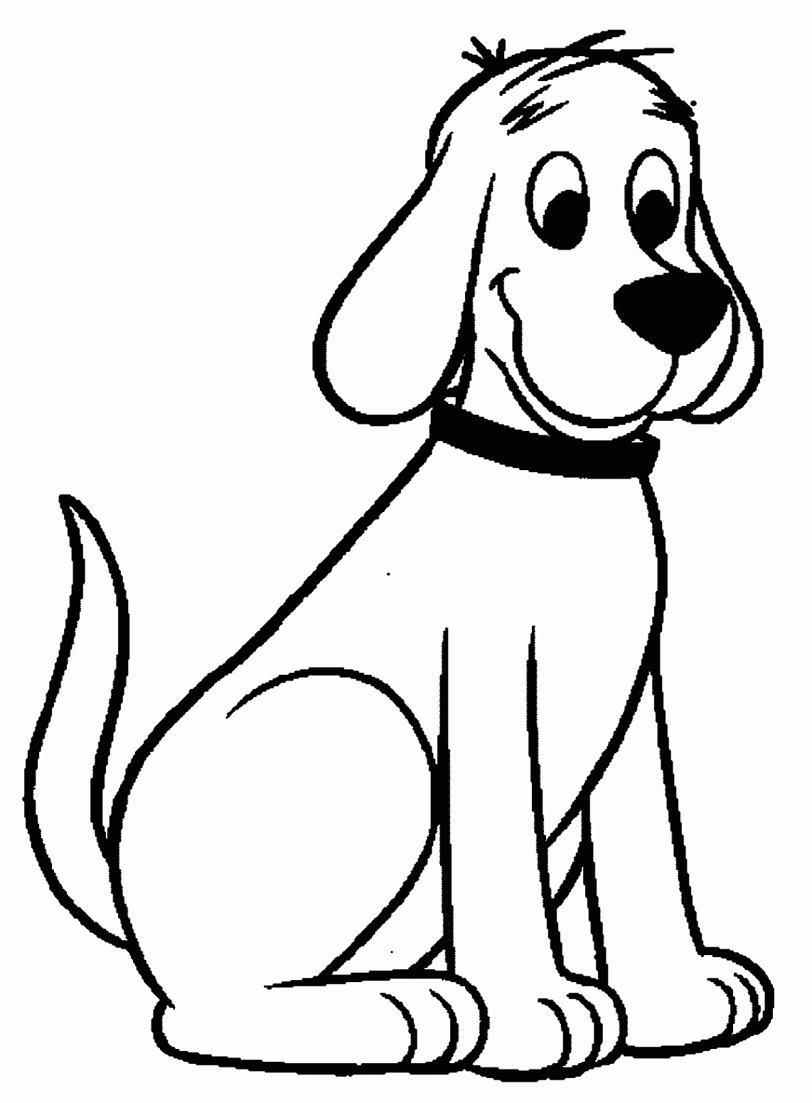 Clifford the Big Red Dog Coloring Pages - Wecoloringpage