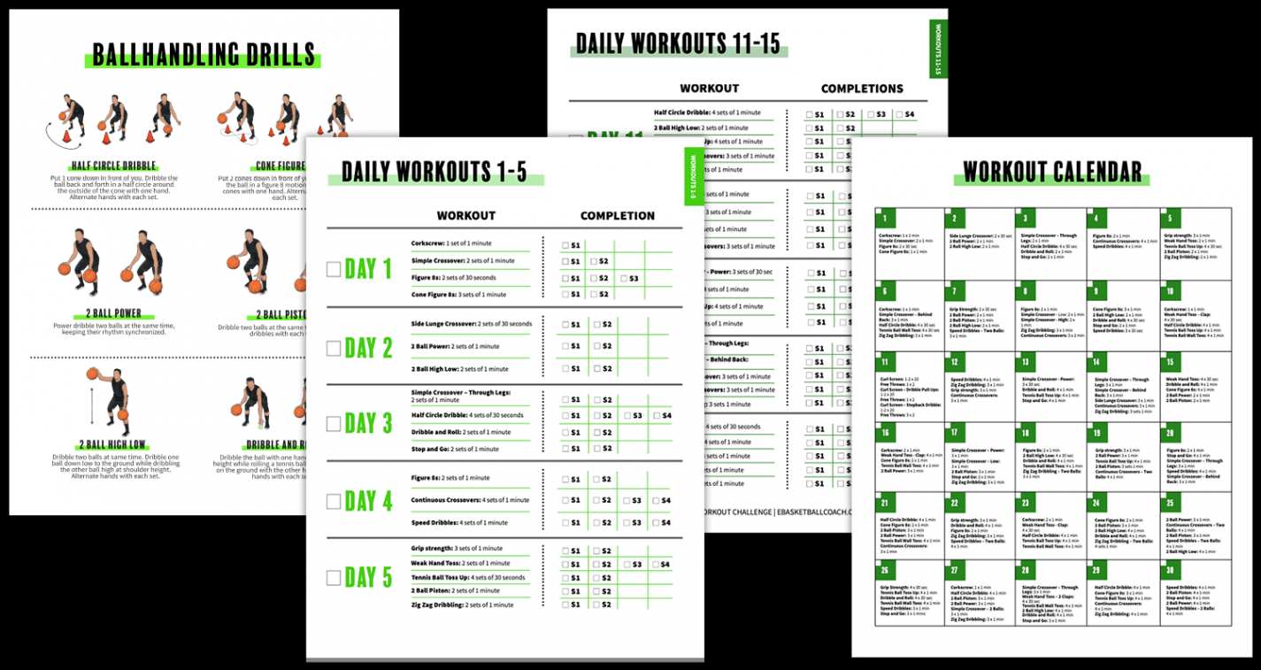 Day Ballhandling Workout Challenge - eBasketballCoach