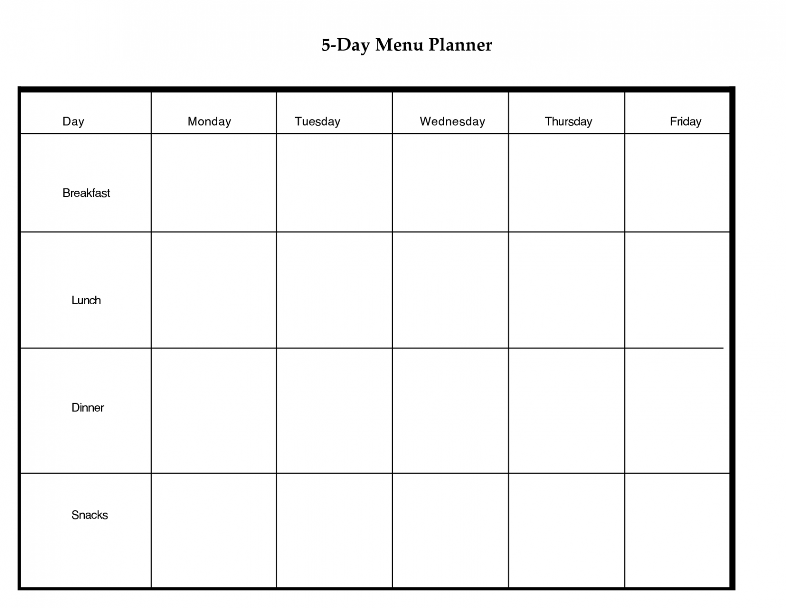 Day Weekly Planner Printable  scope of work template  Weekly