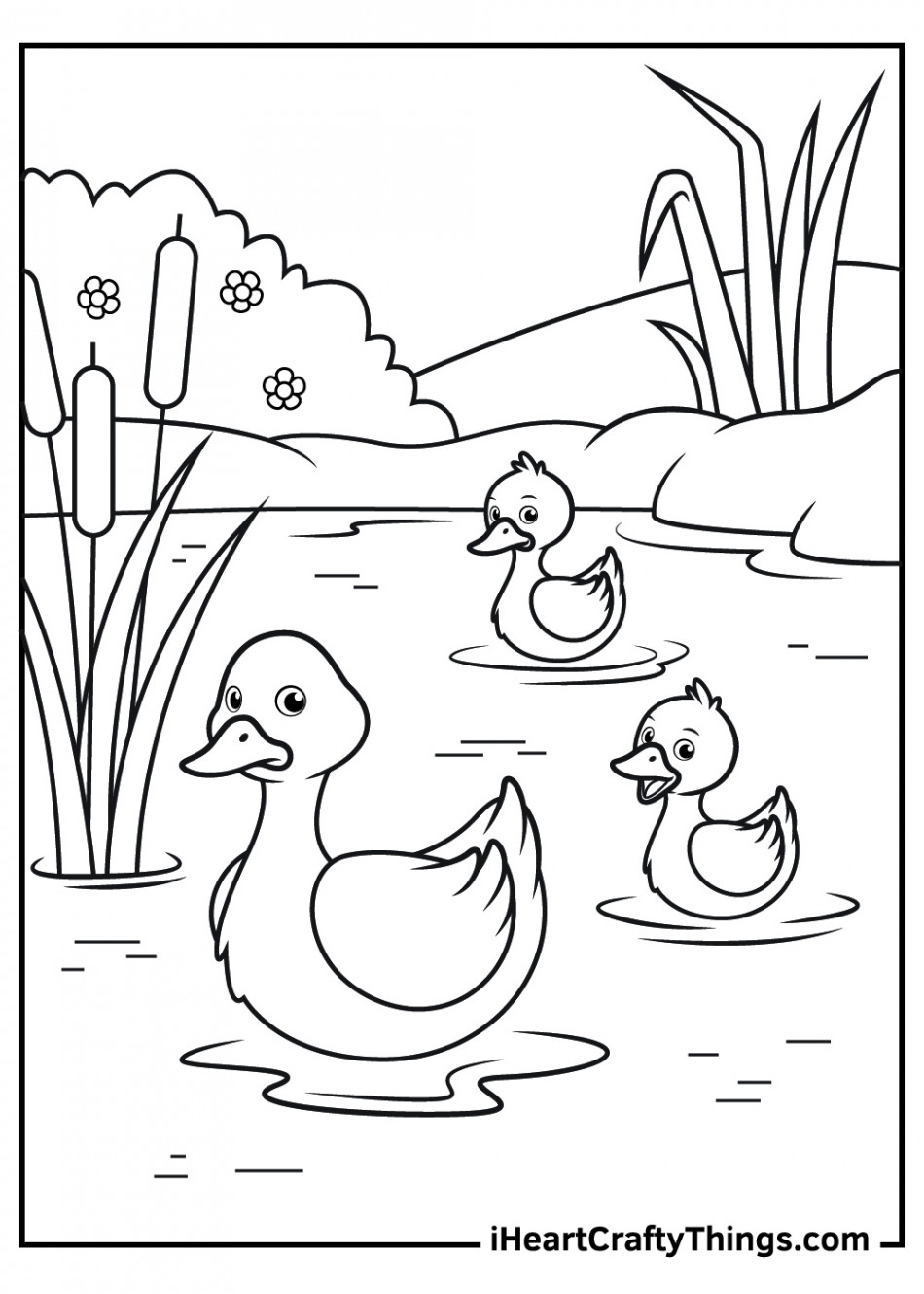 Duck Coloring Pages (% Free Printables)