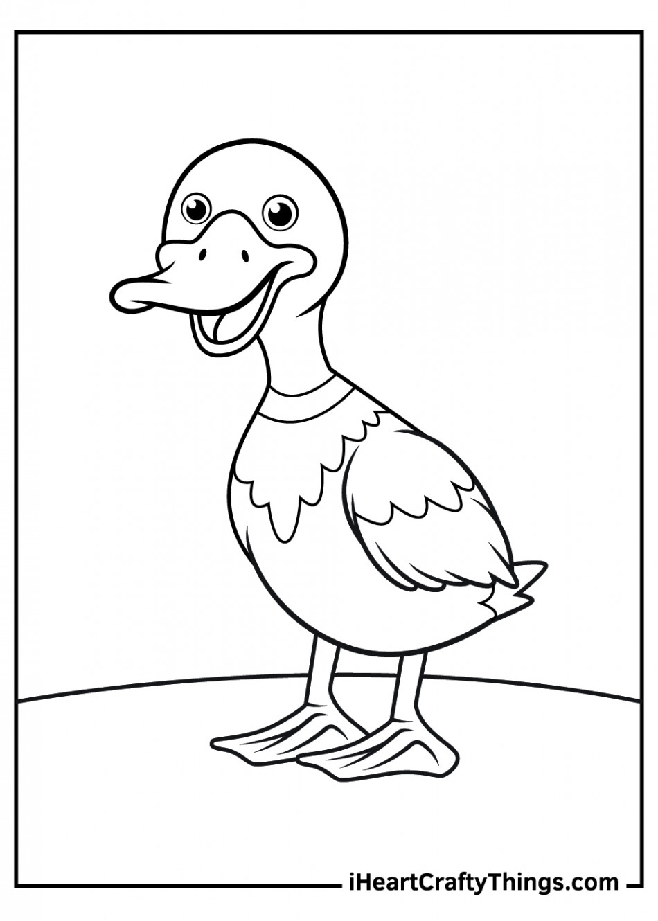 Duck Coloring Pages (% Free Printables)