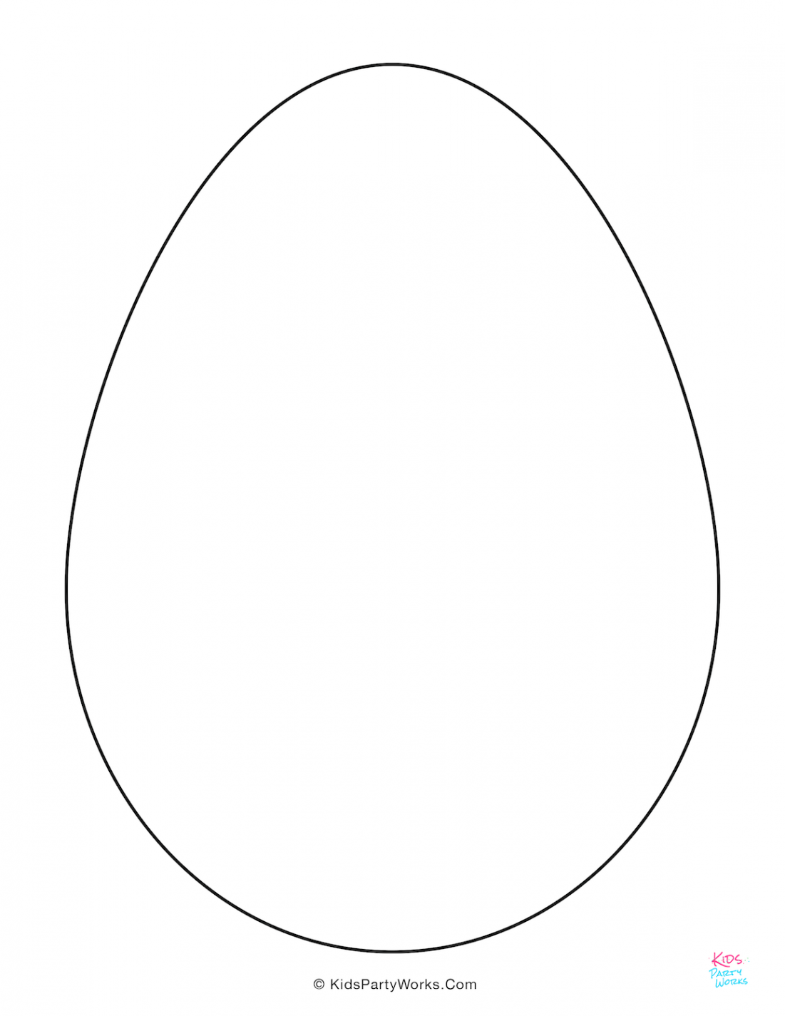 Easter Eggs Templates and Coloring Pages