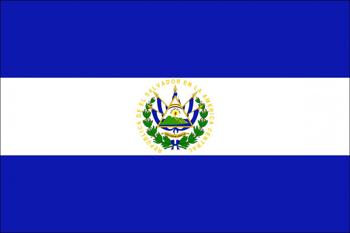 El Salvador flag  El salvador flag, Flag coloring pages, El salvador