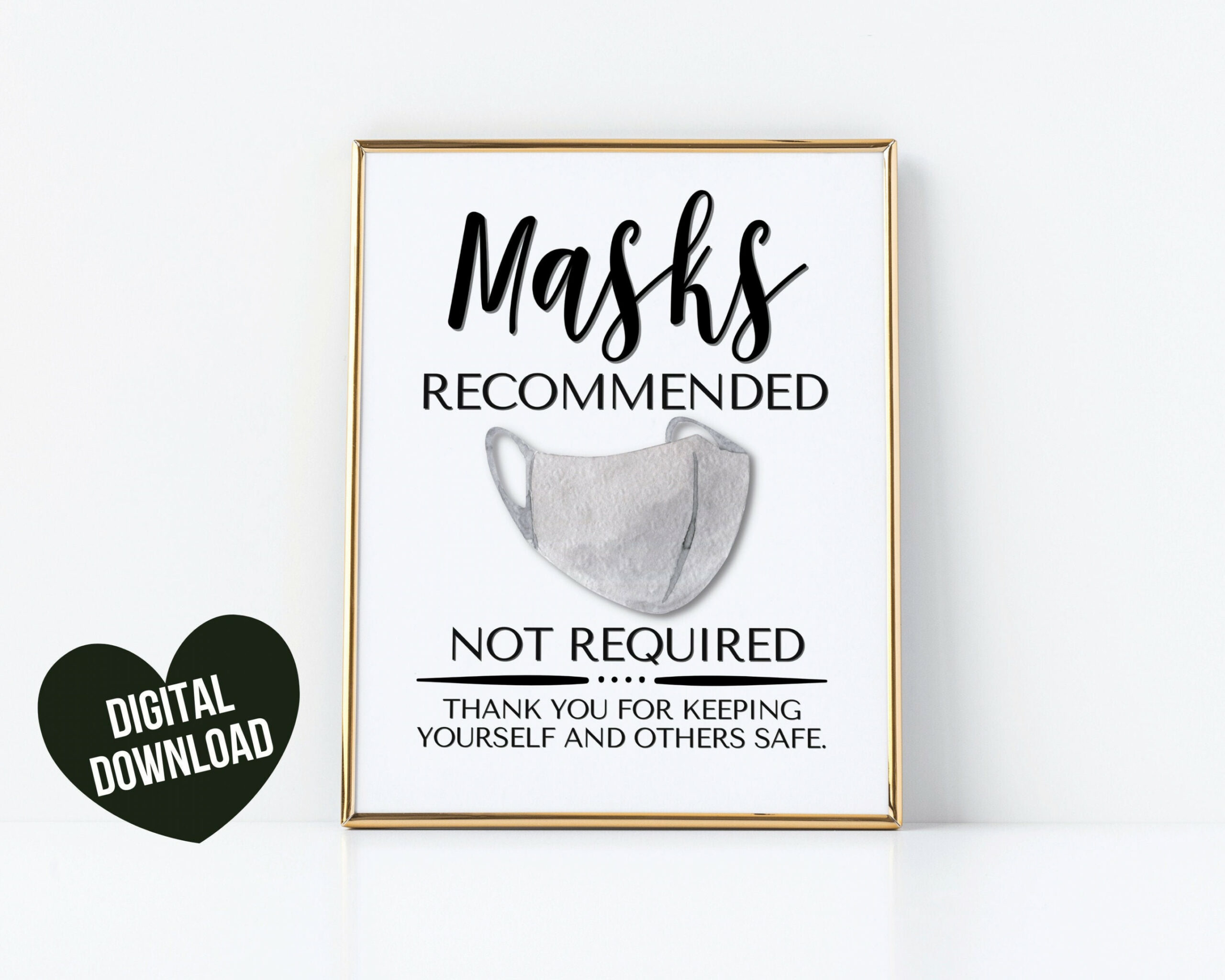 Face Mask Sign PRINTABLE Wear a Mask Sign Face Mask - Etsy Canada