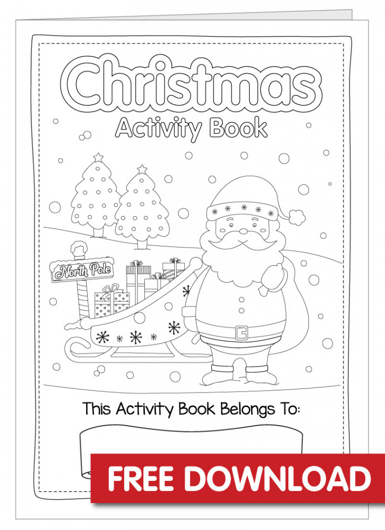 Free Christmas Activity Book Printable - Bright Star Kids