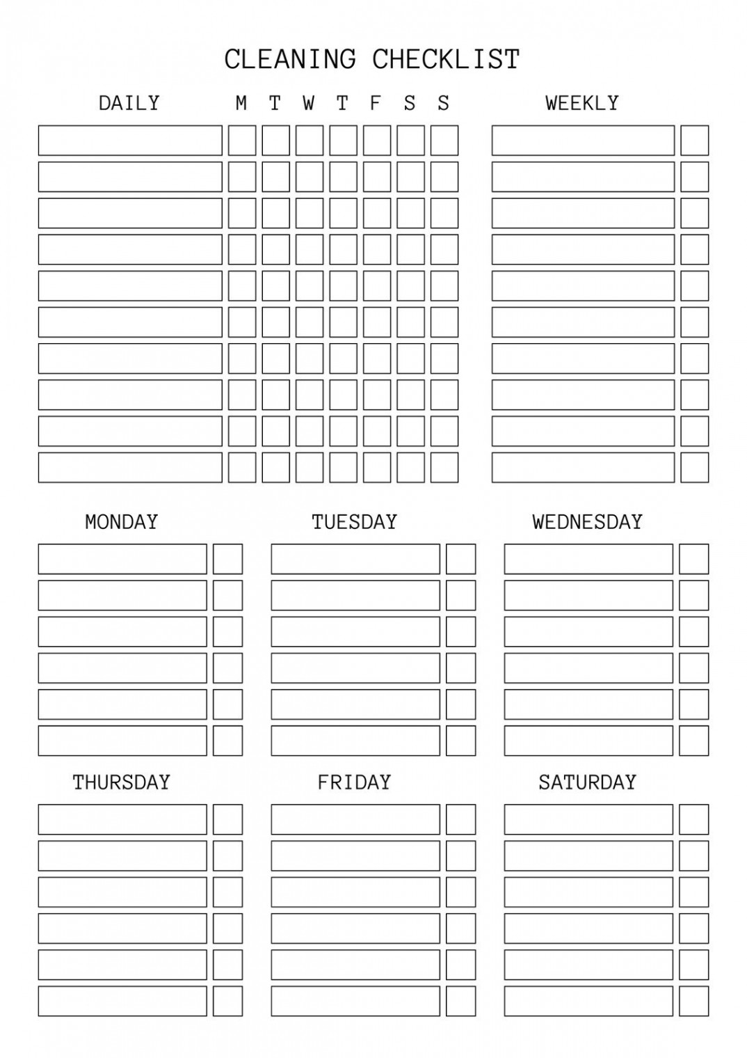 Free, custom downloadable checklist templates  Canva