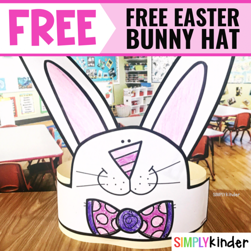 Free Easter Bunny Hat - Simply Kinder