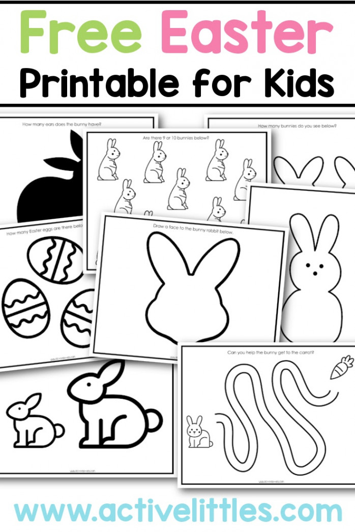 Free Easter Printable for Kids - Active Littles