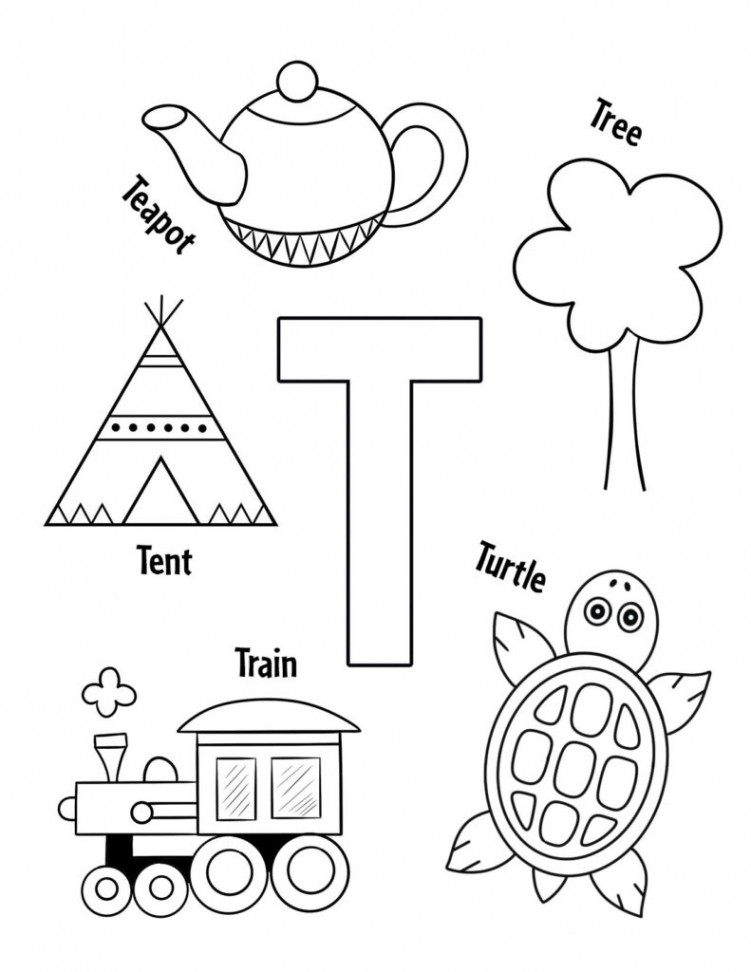 FREE Letter T Worksheets for Preschool ⋆ The Hollydog Blog