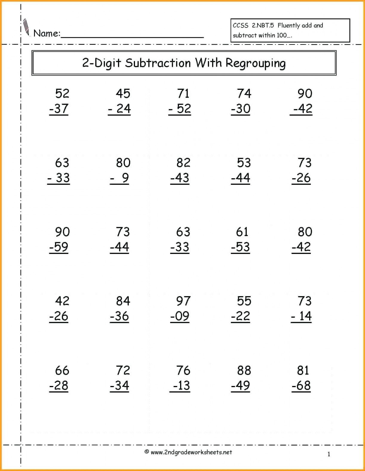 Free Math Worksheets Third Grade  Addition Adding  Digit Plus