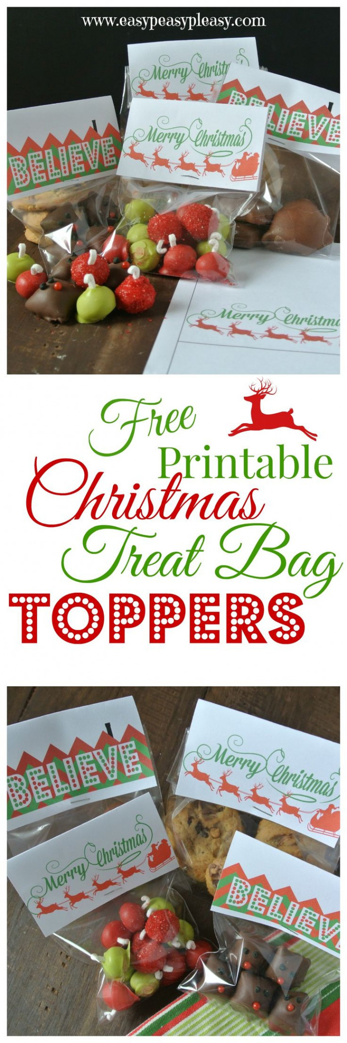 Free Printable Christmas Treat Bag Toppers - Easy Peasy Pleasy