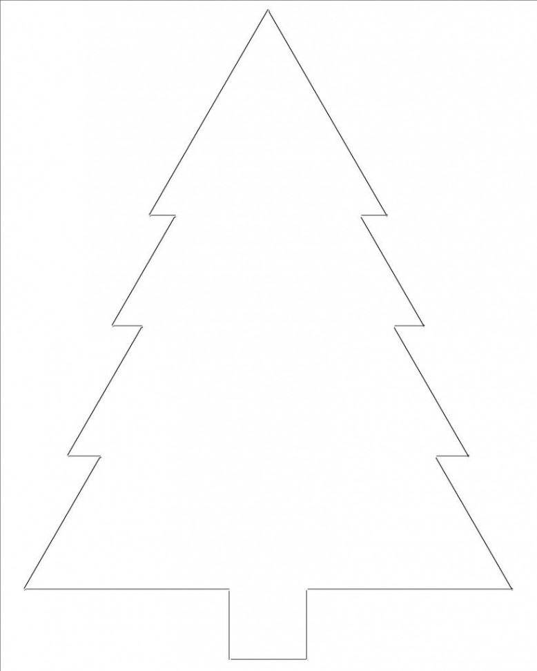 Free Printable Christmas Tree Templates  Christmas tree template