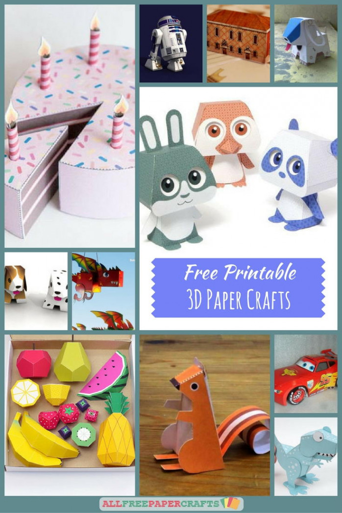 + Free Printable D Paper Crafts  AllFreePaperCrafts