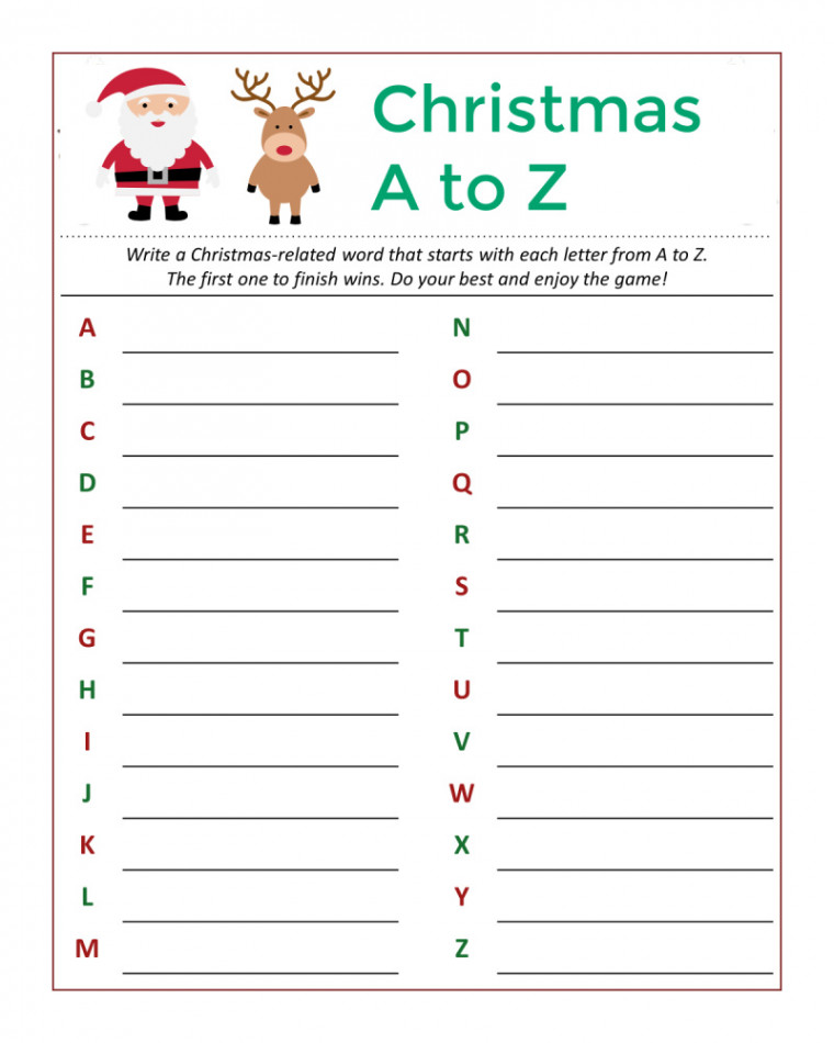 Free Printable Santa