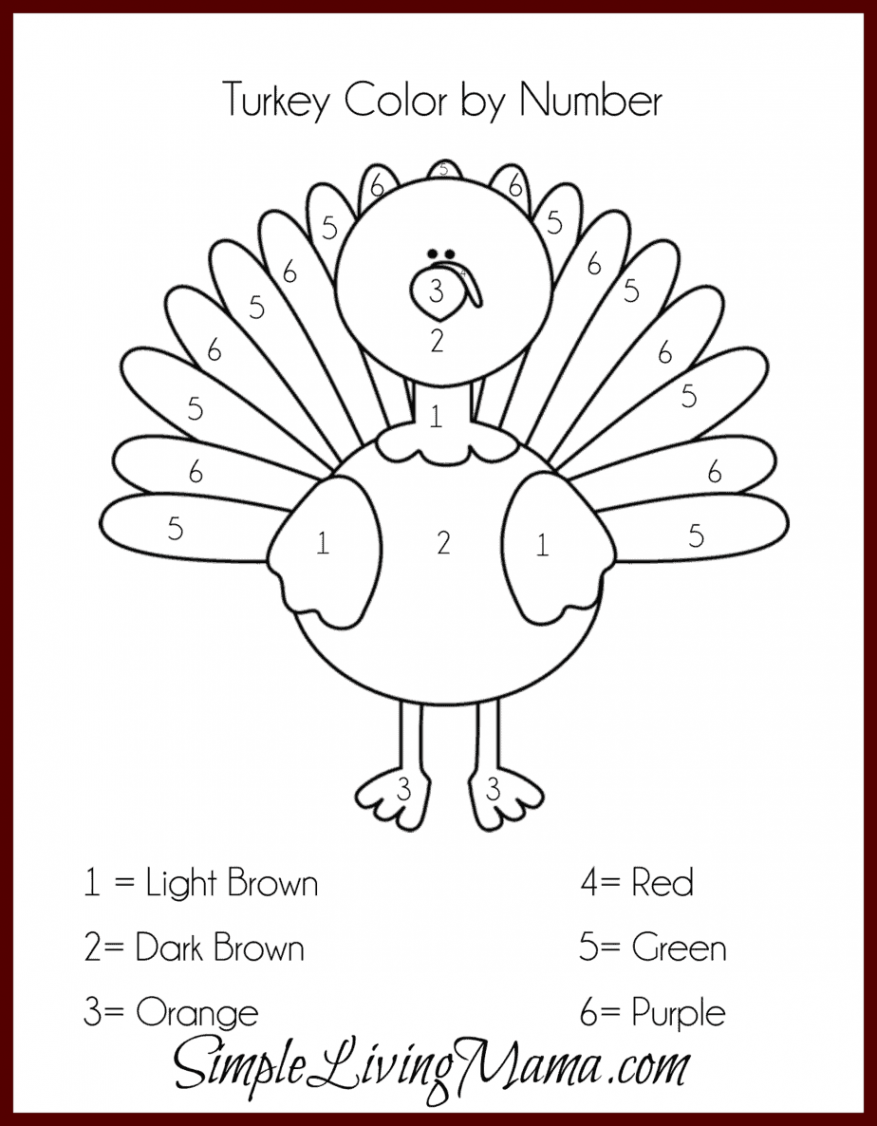 Free Thanksgiving Printables and Crafts for Kids - Simple Living Mama