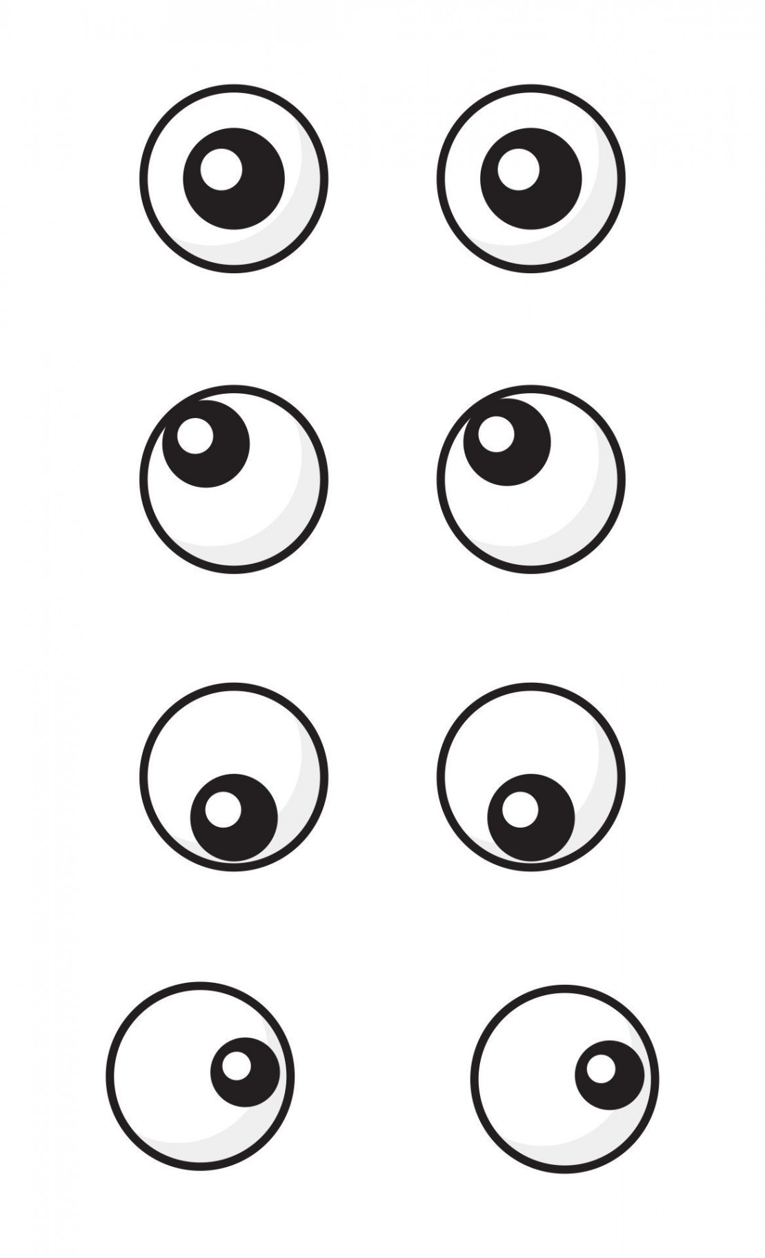 Googly Eye Template Printable  Craft eyes, Eye outline, Template