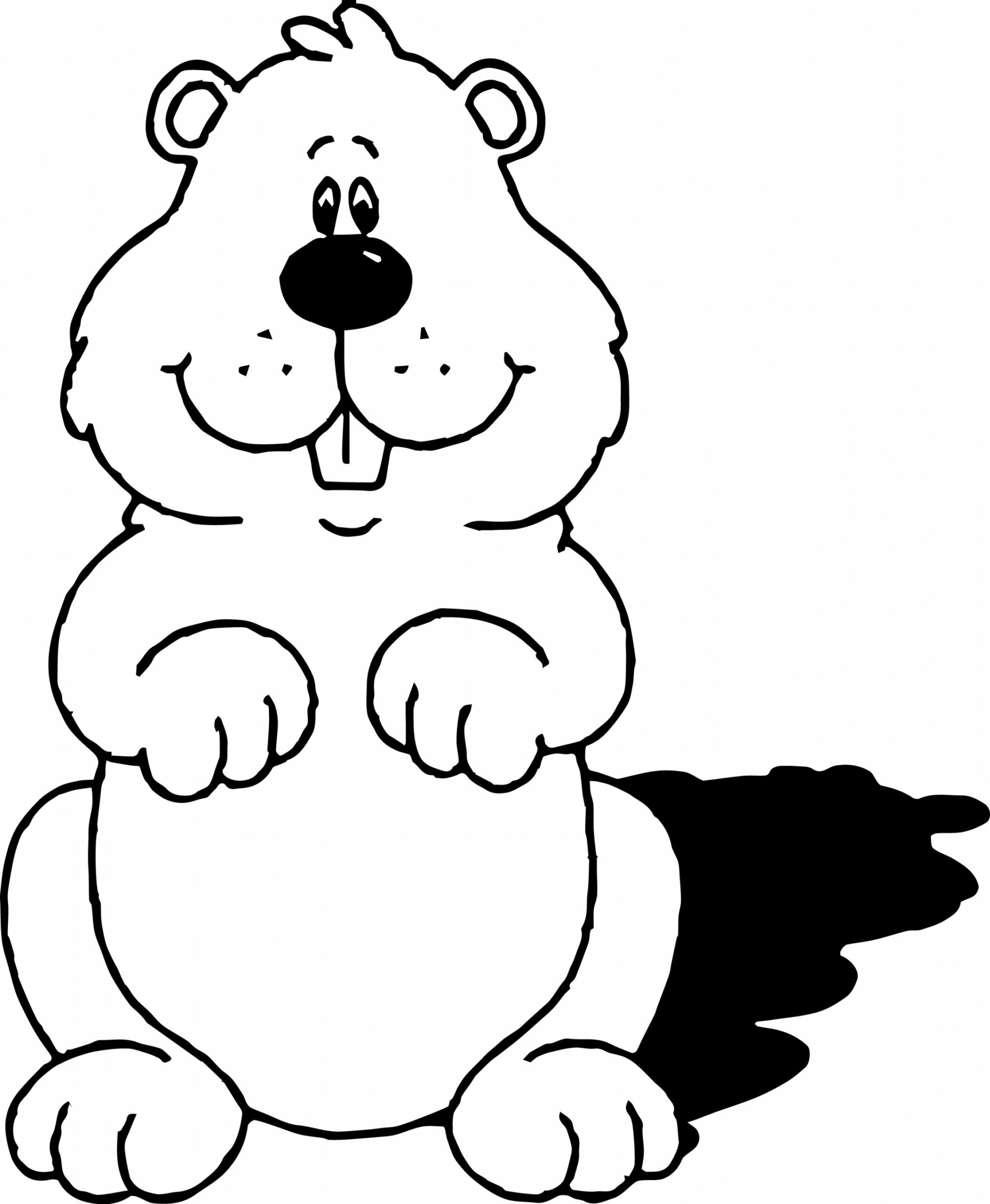 Groundhog Coloring Pages - Best Coloring Pages For Kids