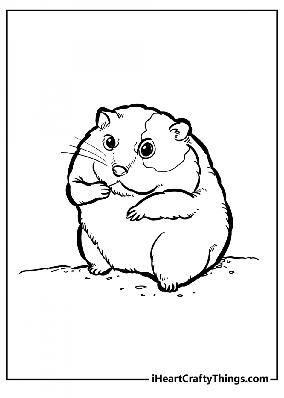 Hamster Coloring Pages (% Free Printables)