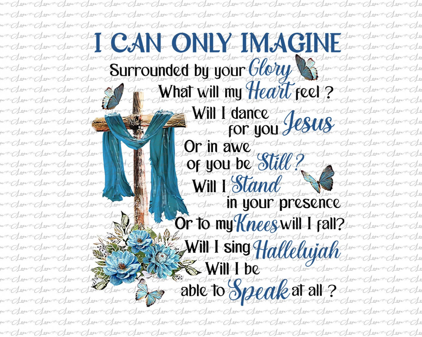 I Can Only Imagine Surrounded by Your Glory Heavenpng - Etsy New