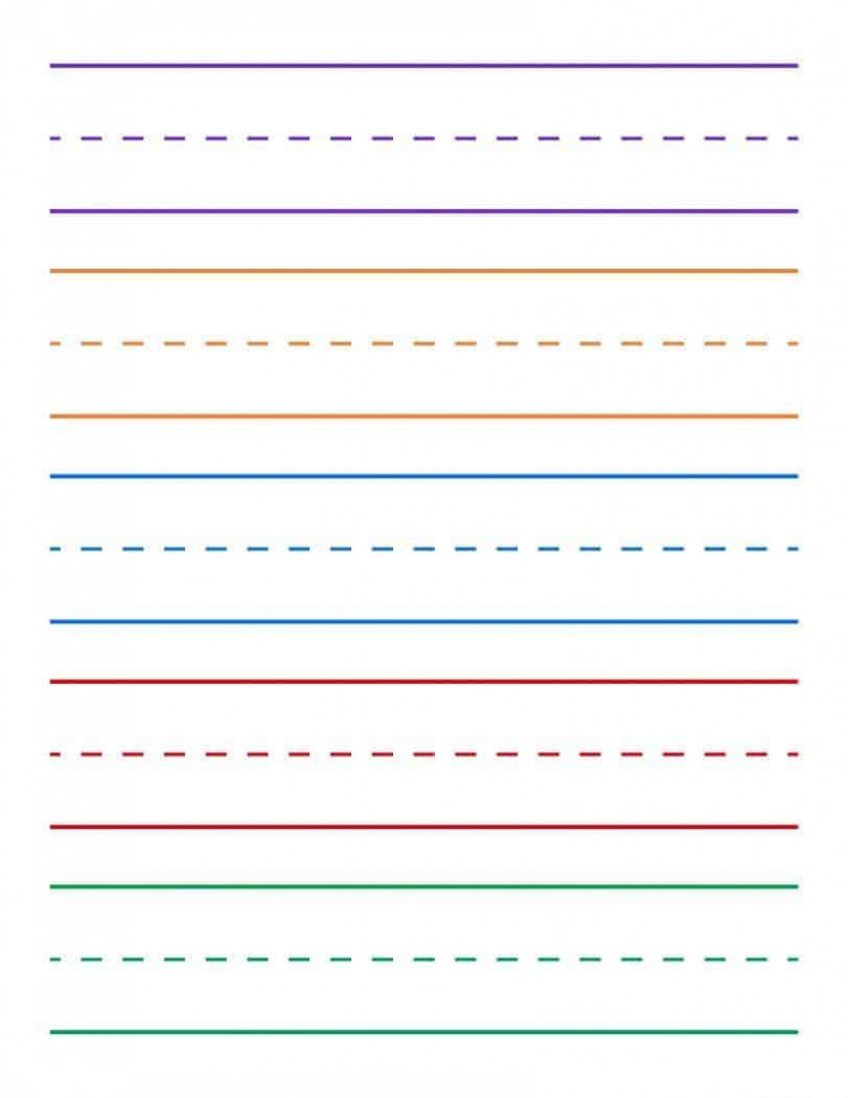 Kindergarten Lined Paper  Free Printable - Troubleshooting Motherhood