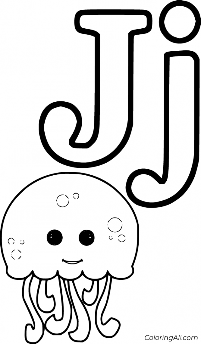 Letter J Coloring Pages - ColoringAll