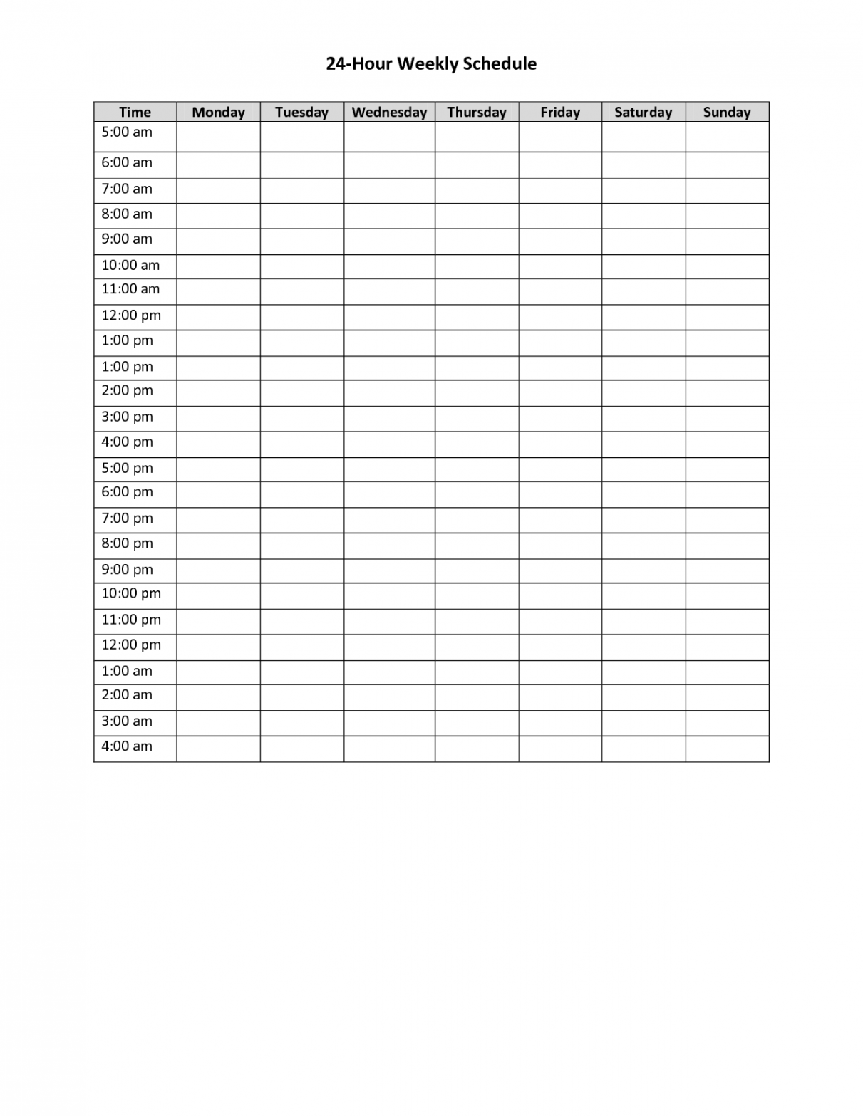 Loading  Daily schedule template, Daily planner template