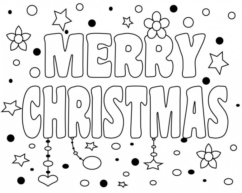 Merry Christmas Coloring Pages  Merry christmas coloring pages