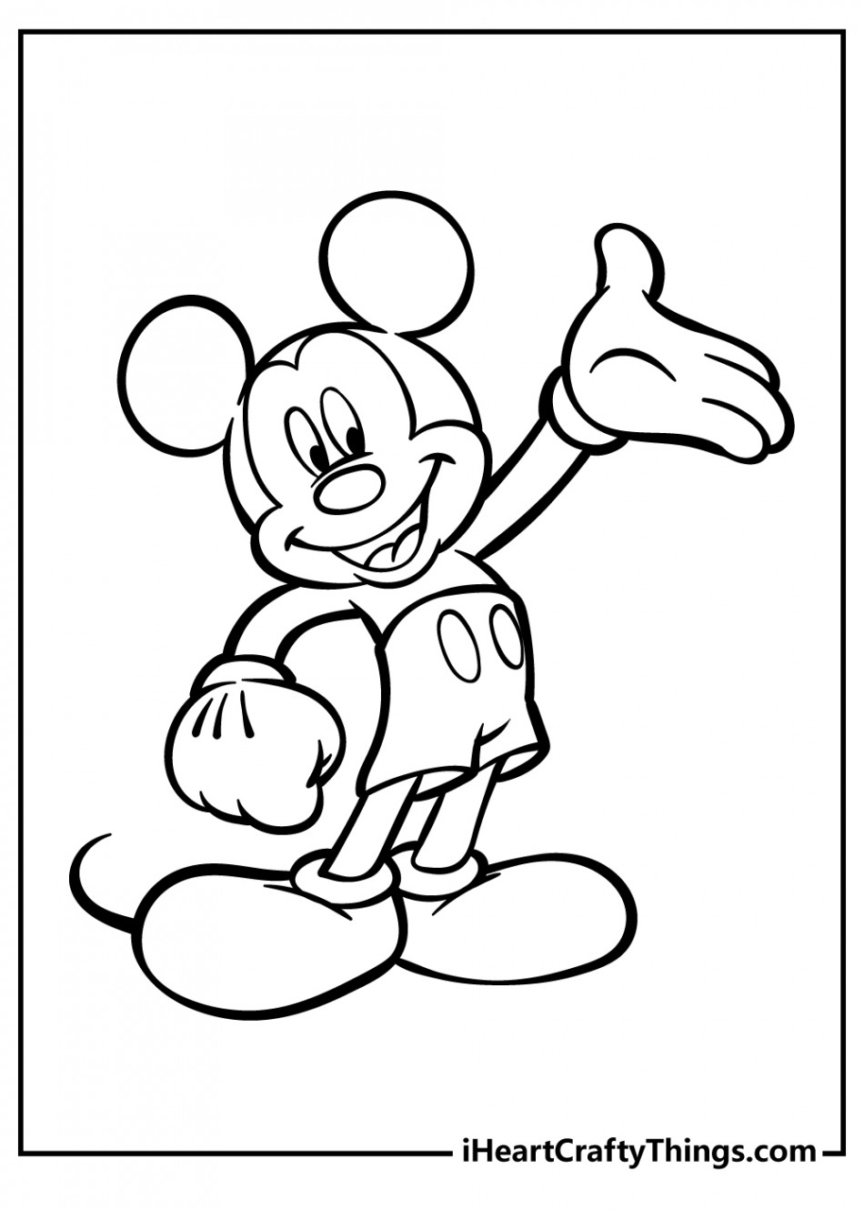 Mickey Mouse Coloring Pages (% Free Printables)