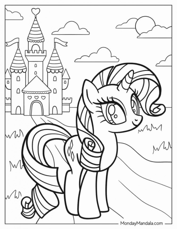 My Little Pony Coloring Pages (Free PDF Printables)