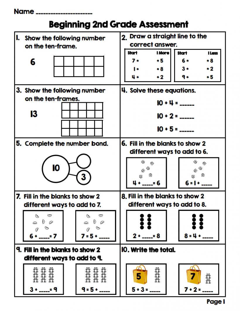 nd grade math, Math assessment, Math stations