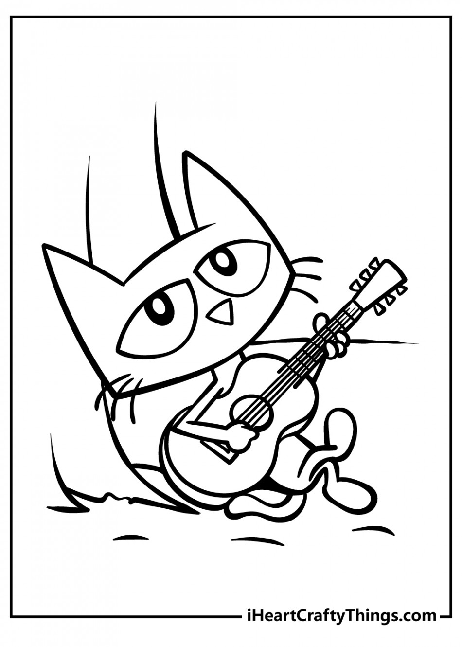 Pete The Cat Coloring Pages (% Free Printables)