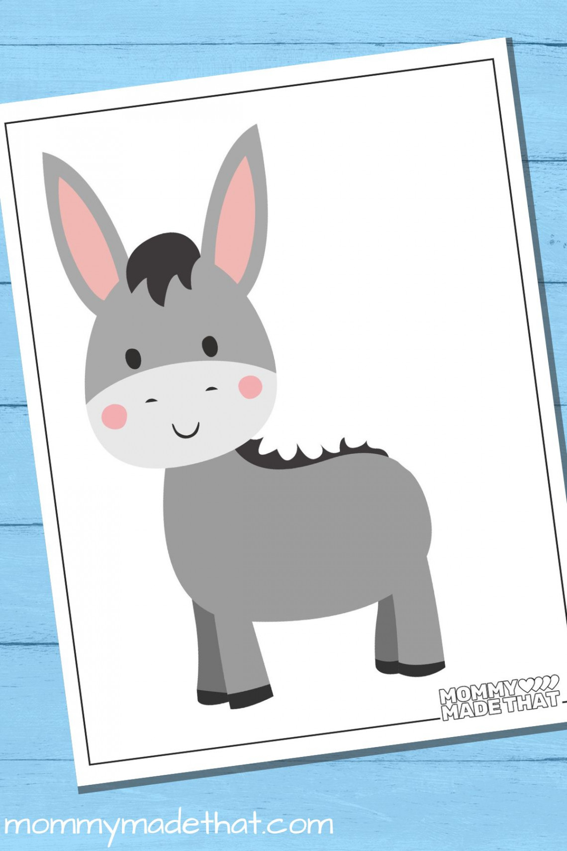 Pin the Tail on the Donkey (Cute Free Printable!)