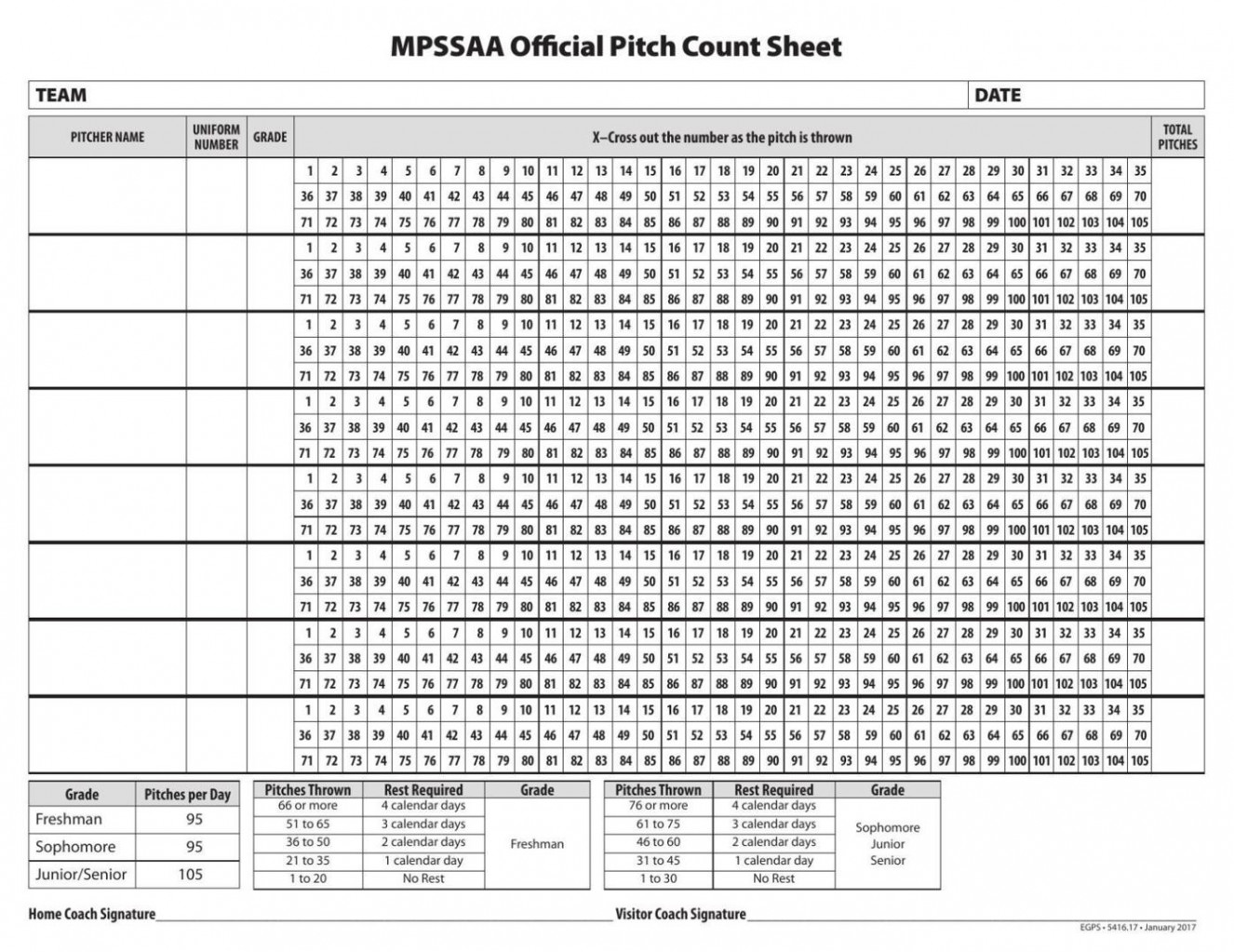 Pitch Count Sheet    stardem