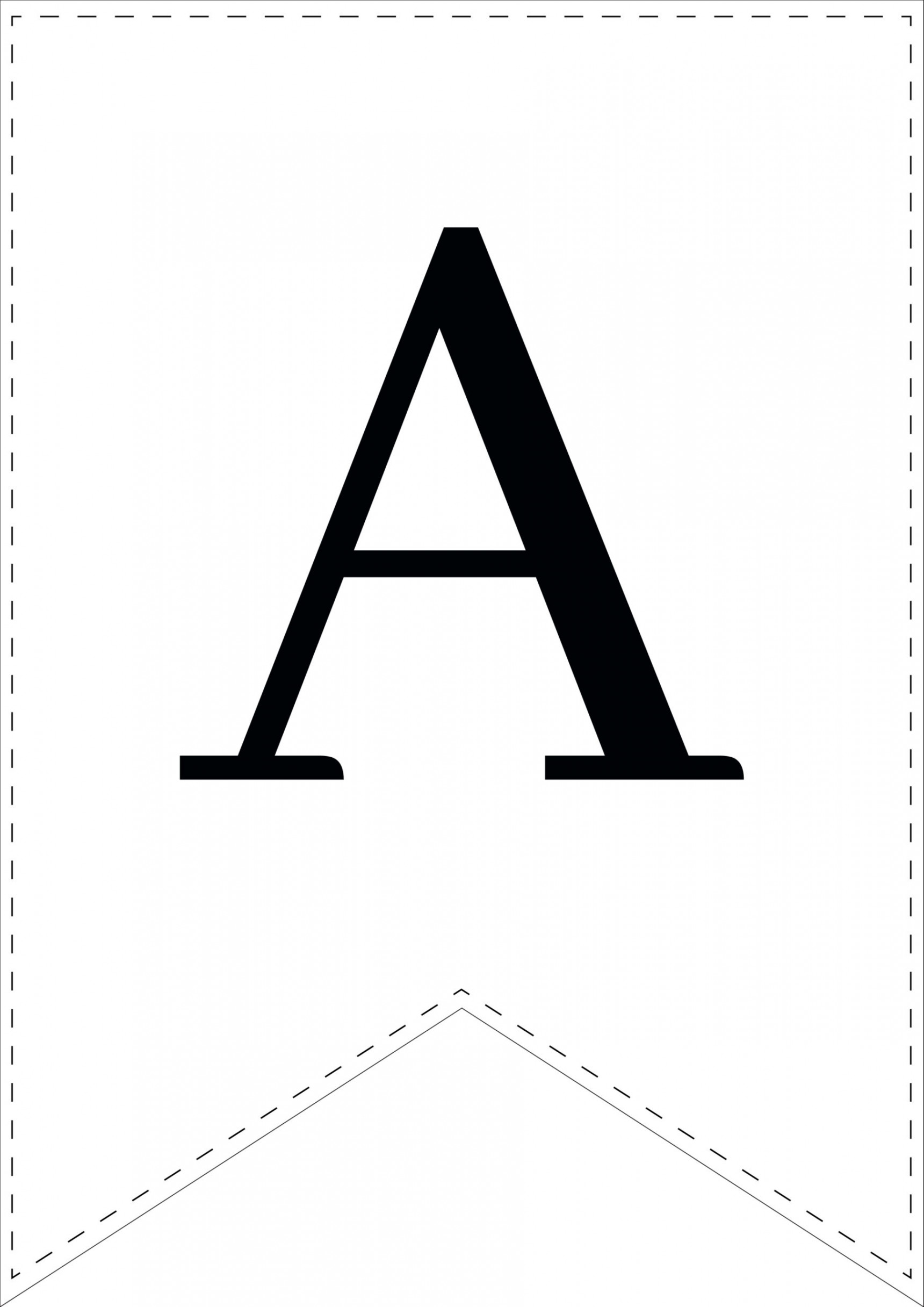 Printable A Alphabet Templates • The Printables