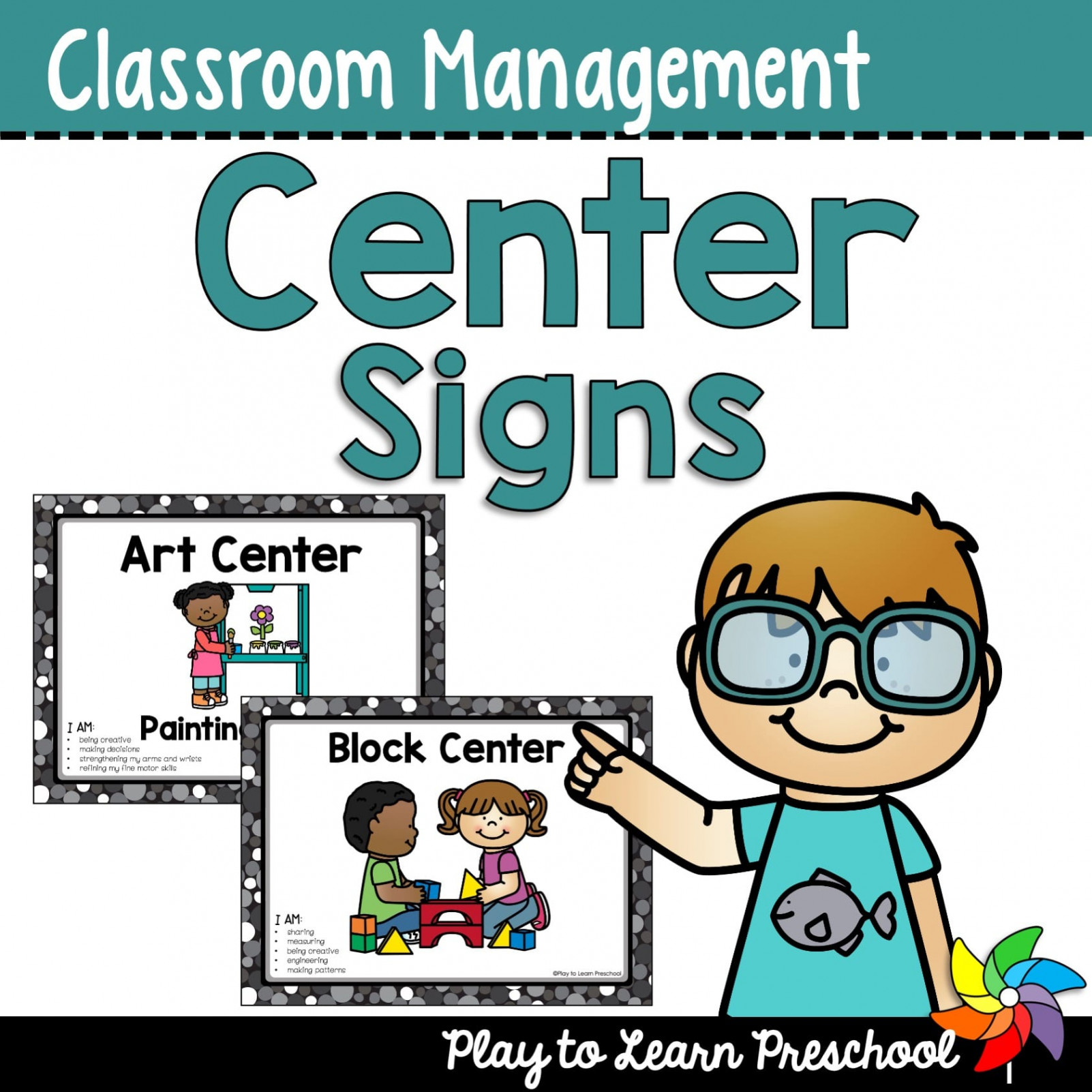 Printable Center Signs for Preschool - Play to Learn Preschool Preschool